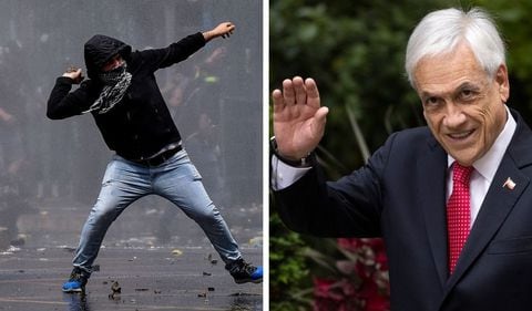 Sebastián Piñera expresidente de Chile, calificó a los manifestantes de terroristas