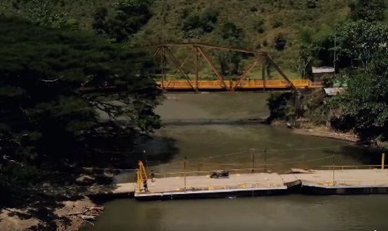 Puente fue instalado por una empresa privada.
