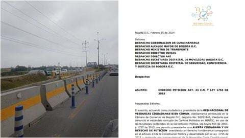 Veeduría Bien Común solicita “acciones inmediatas” ante el caos en la entrada a Bogotá por la calle 80.