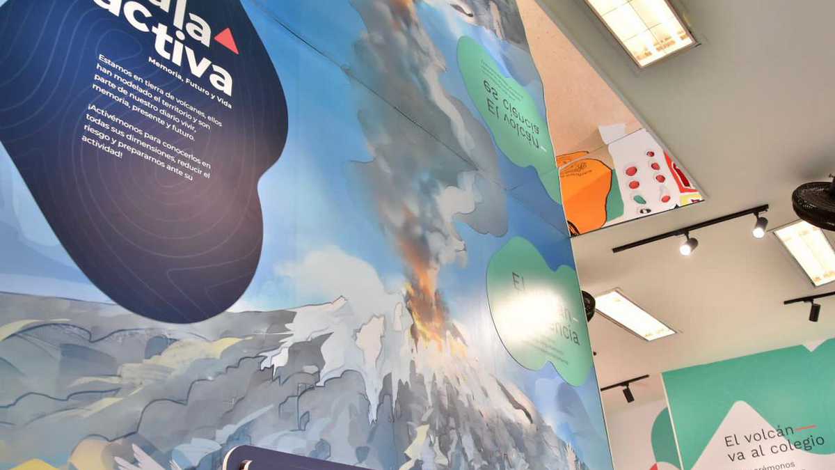 La sala de comunicación del riesgo volcánico abre sus puertas en el Parque Omayra Sánchez