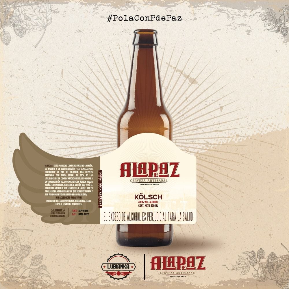Cerveza Alapaz, de Pastor Alape