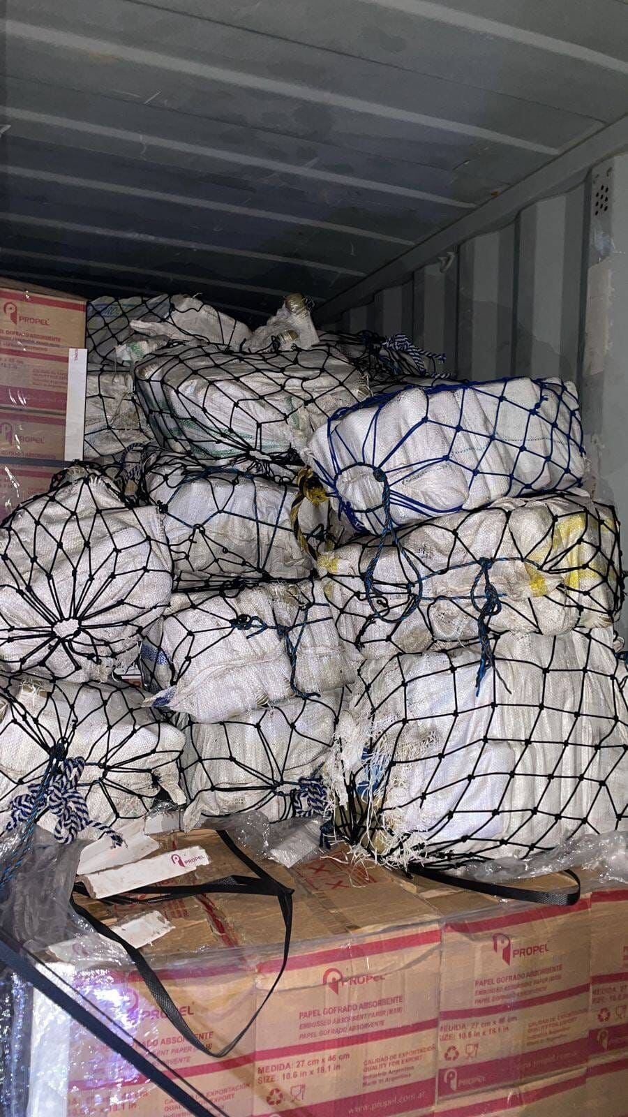 Descubren 459 kilos de cocaína en un contenedor que transportaba una embarcación en Cartagena