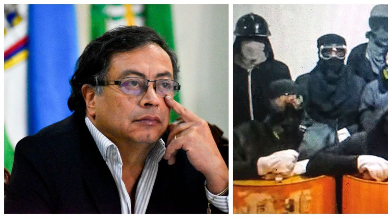 Presidente Gustavo Petro y primera línea