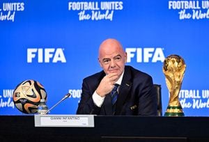 Gianni Infantino, presidente de la Fifa
