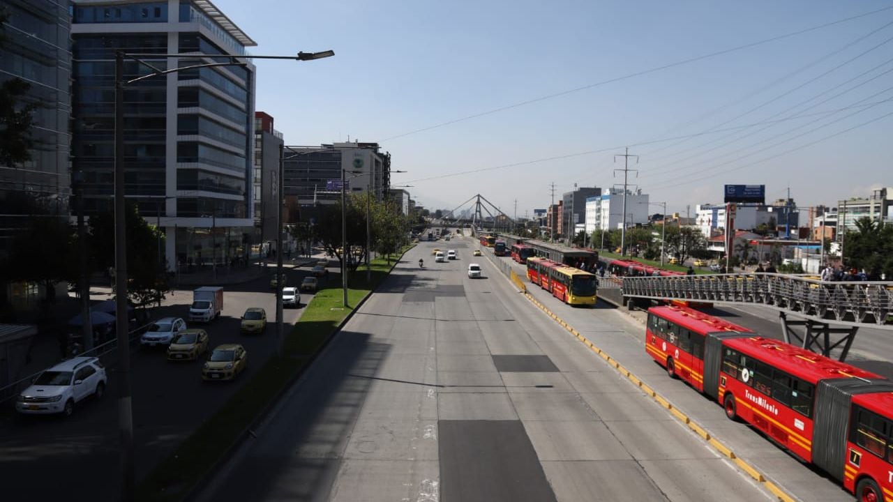 Bogota transmilenio, día sin carro, bicicletas, autopista
Febrero 2 de 2022