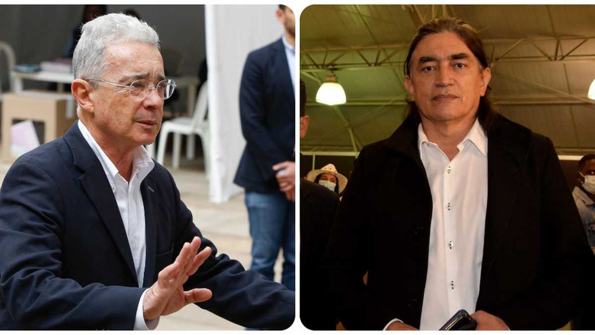Álvaro Uribe y Gustavo Bolívar