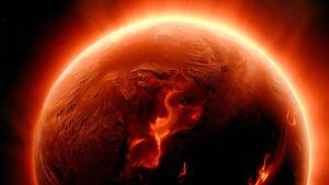 Científicos encuentran un planeta que parece un infierno en el espacio exterior.