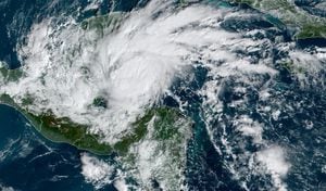 Lisa, huracán de categoría 1, amenaza a varios países de Centroamérica