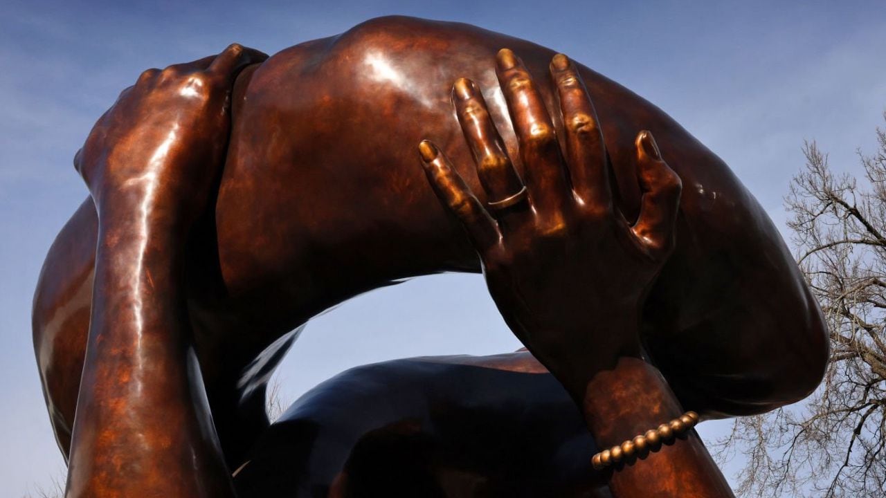 La escultura en honor a Martin Luther King tiene un parecido a un miembro masculino según indicó una familiar de su esposa Coretta