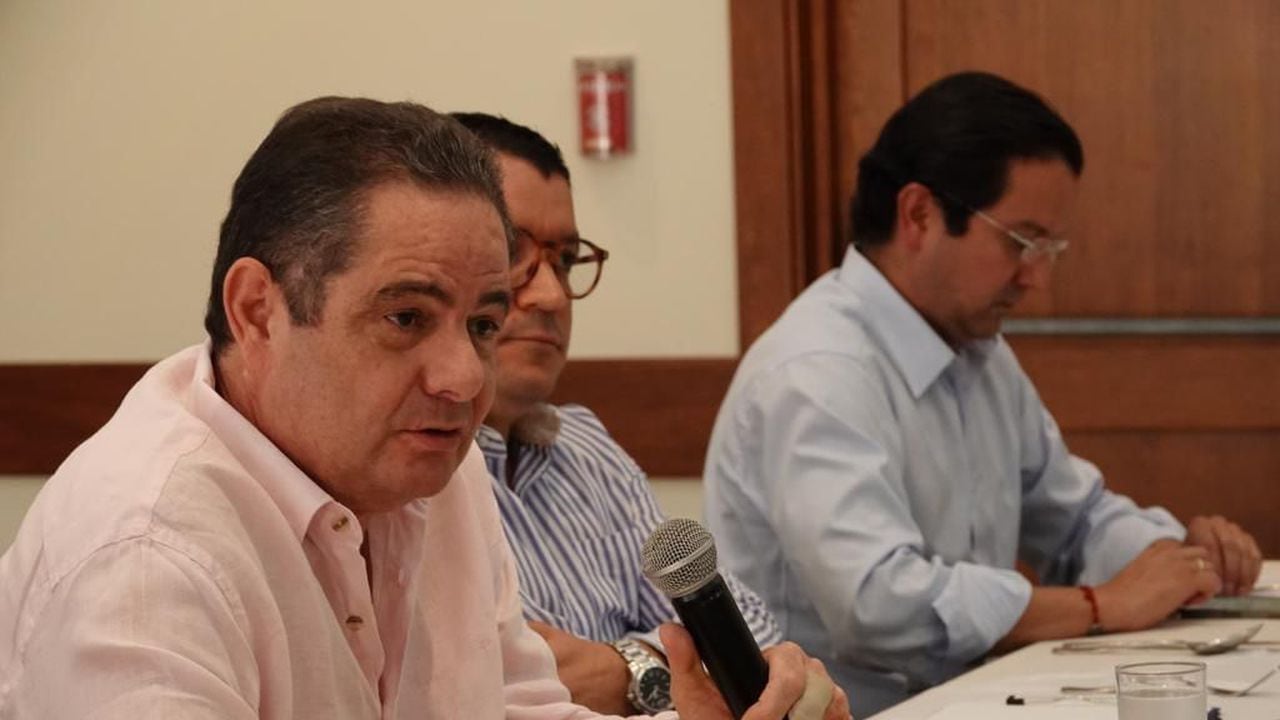 El exvicepresidente Germán Vargas Lleras en Ibagué.