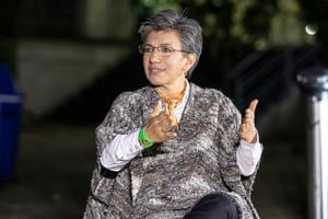 Alcaldesa Claudia Lopez en entrevista en la Alcaldía Mayor de Bogotá Foto: Jeimi Villamizar / Publicaciones Semana