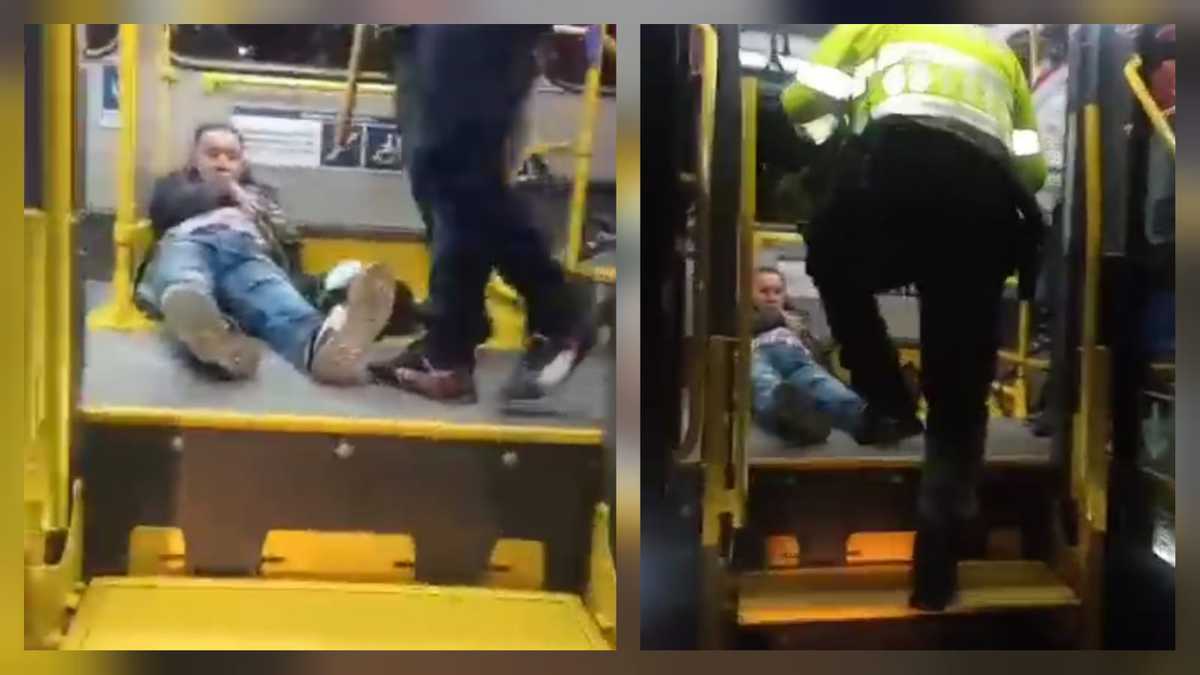 Ladrones hieren con arma traumática a un pasajero dentro de un bus del SITP