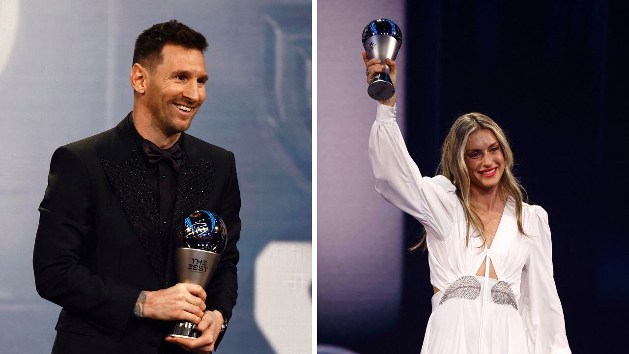 Lionel Messi y Alexia Putellas, premios The Best a mejores jugadores del 2022.
