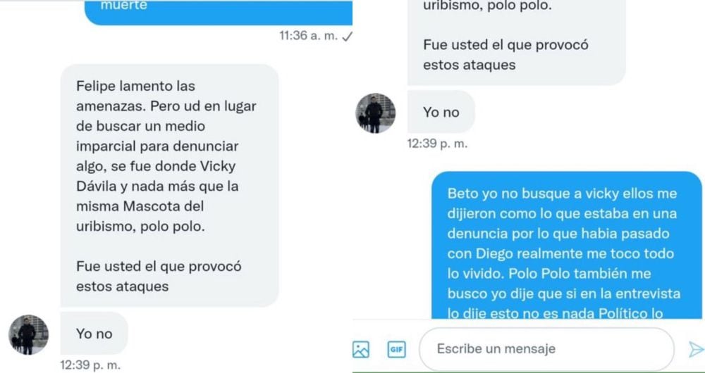 El youtuber Beto Coral responsabiliza a Felipe Pasos por los ataques que este último recibió en redes sociales.