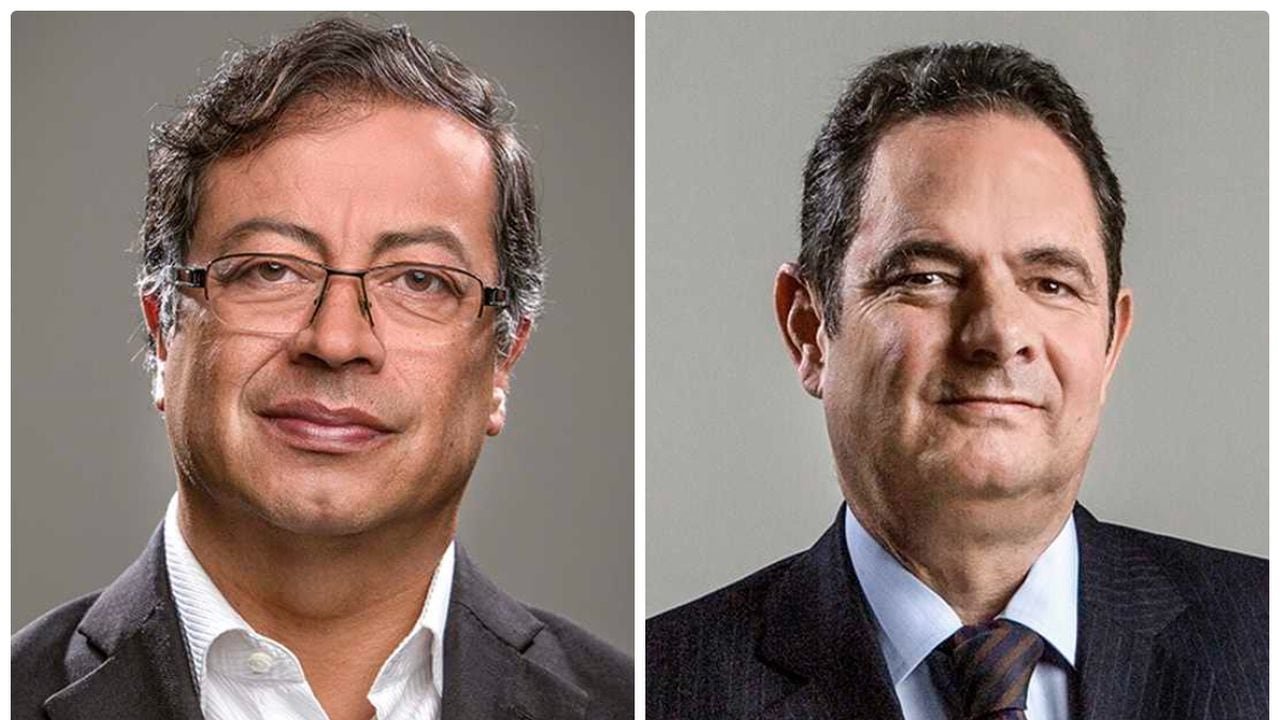 Gustavo Petro y Germán Vargas Lleras.