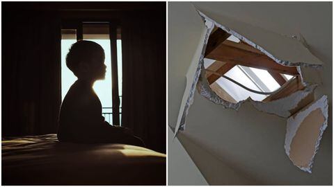Casi ocurre una tragedia en Camboya, tras el colapso de un techo (imágenes de referencia).
