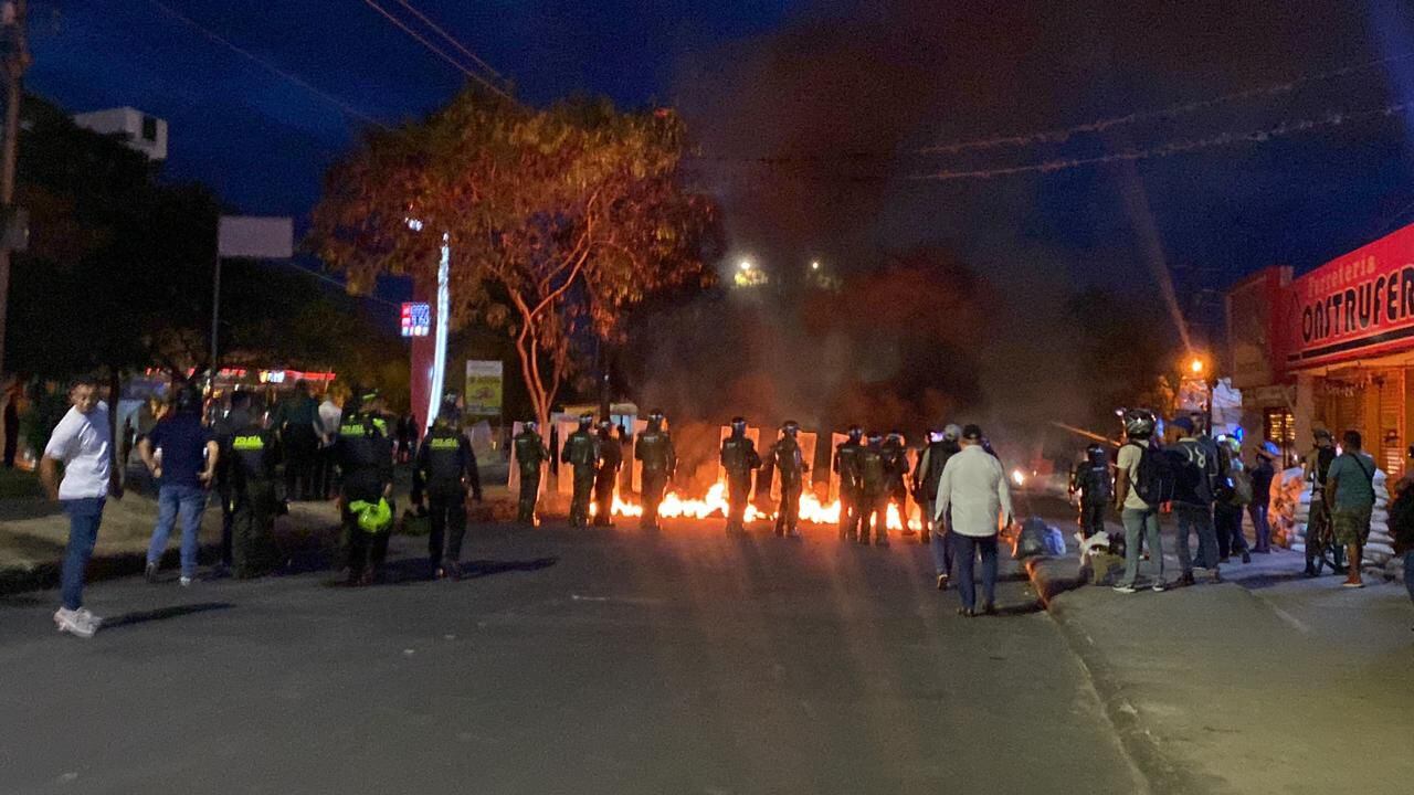 Protestas en Ibagué.