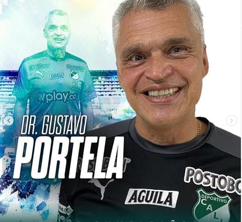El médico gustavo Portela anunció su salida del Deportivo Cali.