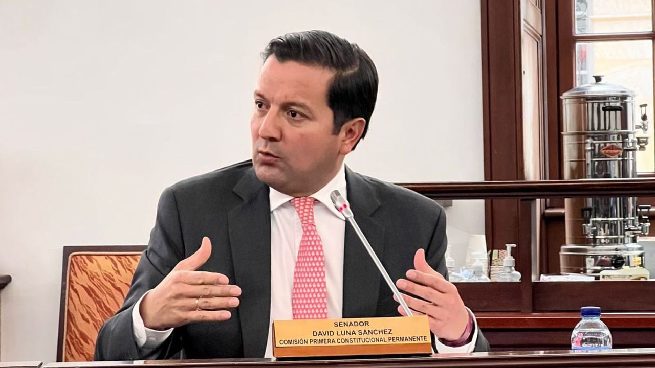 Senador de Cambio Radical, David Luna.