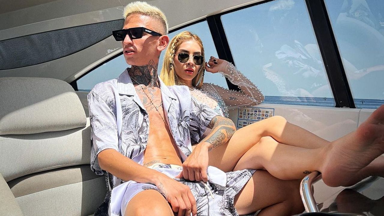 La pareja de influencers confesaron si han terminado y quién ha bloqueado a quién. Foto: Instagram @la_liendraa.