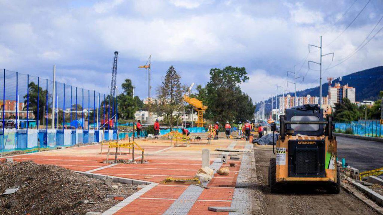 Obras de vías y espacio público en Bogotá