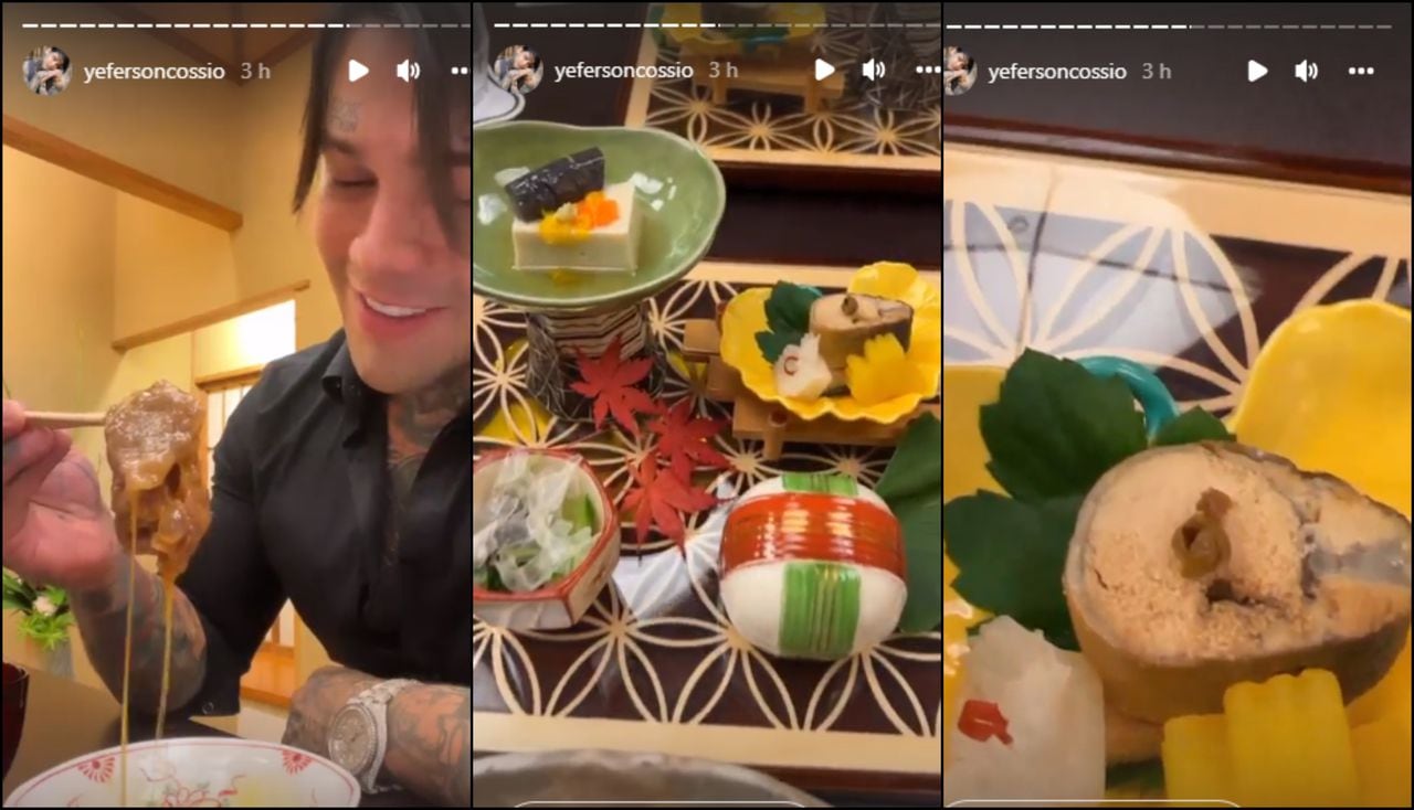 Yéferson Cossio ha mostrado a sus seguidores cómo ha sido su experiencia con la comida japonesa.