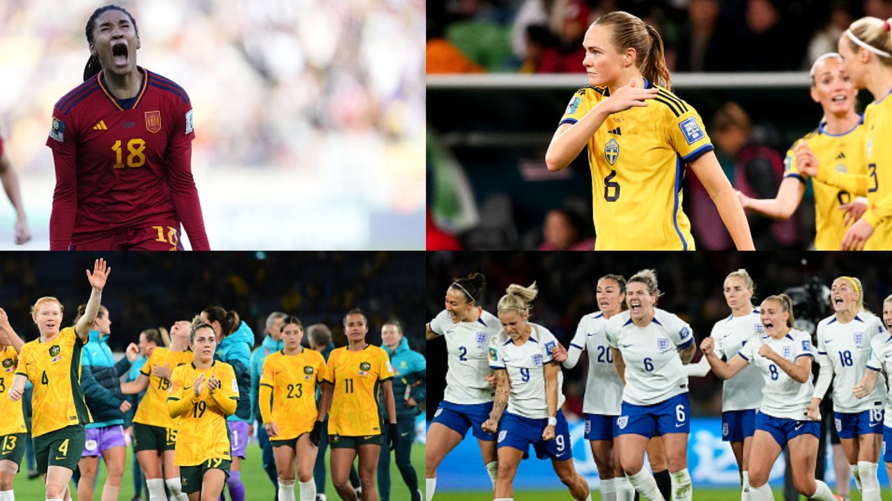 España, Suecia, Australia e Inglaterra se ubicaron como las mejores cuatro selecciones del Mundial Femenino.