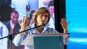 Martha Mancera, Vicefiscal General.
Lanzamiento del Programa de Justicia Inclusiva.
USAID.
Bogotá Mayo 5 de 2022.
Foto: Juan Carlos Sierra-Revista-Semana.