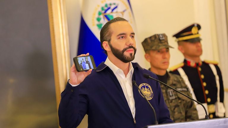 Nayib Bukele 
Presidencia de la República de El Salvador.