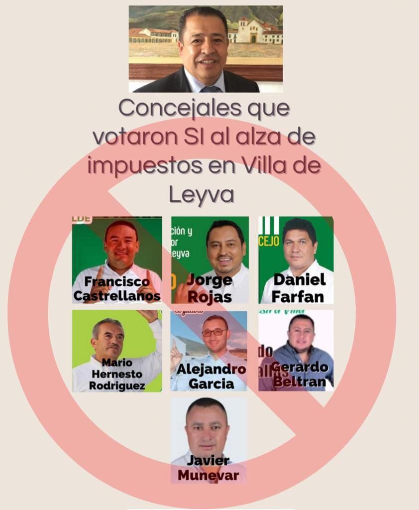 Esta es la imagen que generó la controversia que desembocó en amenazas del concejal de Villa de Leyva, Javier Munevar, contra el líder Social Hamilton Cortés.