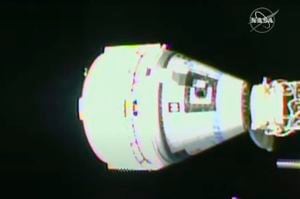 Esta es una imagen de la NASA del Starliner entrando a la EEI.