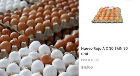 El huevo sigue bajando su precio en Colombia
