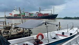 El nuevo calado del Puerto de Barranquilla es de 8.8 metros para buques de hasta 180 (m).