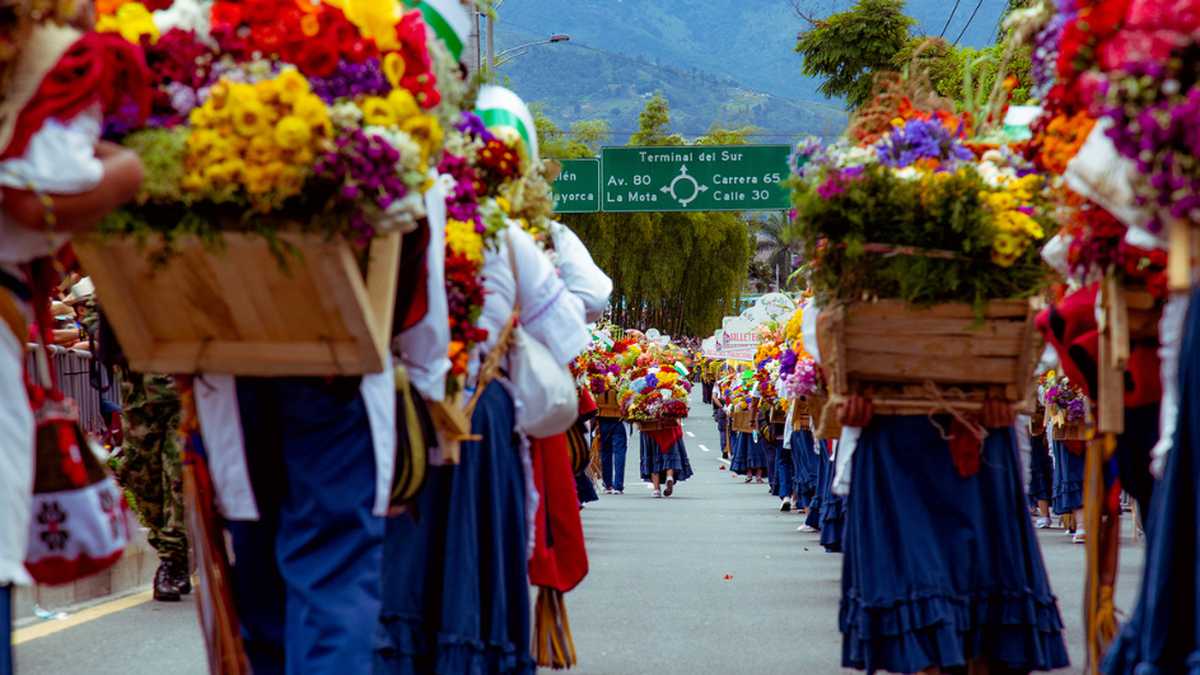 Desfile de Silleteros de Medellín.