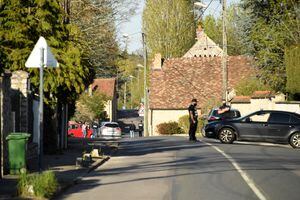 French police forces conduct a search at the house of a Tunisian man who stabbed to death a female police employee at a police station in Rambouillet, southwest of Paris, on April 23, 2021 - French prosectors opened a terror probe after a woman working for the police was stabbed to death in Rambouillet, a well-heeled usually peaceful commuter town about 60 kilometres (40 miles) from Paris. The attack revived the trauma of a spate of deadly attacks last year in France blamed on Islamist radicals. (Photo by Bertrand GUAY / AFP)