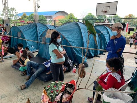 Cada hora llegan 100 nuevos refugiados venezolanos al municipio, huyendo de la violencia.