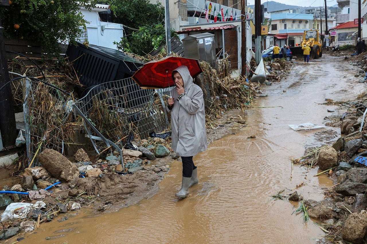 En imágenes : Inundaciones mortales en la isla griega de Creta