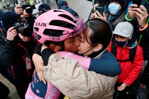 Egan Bernal en el Giro de Italia 2021