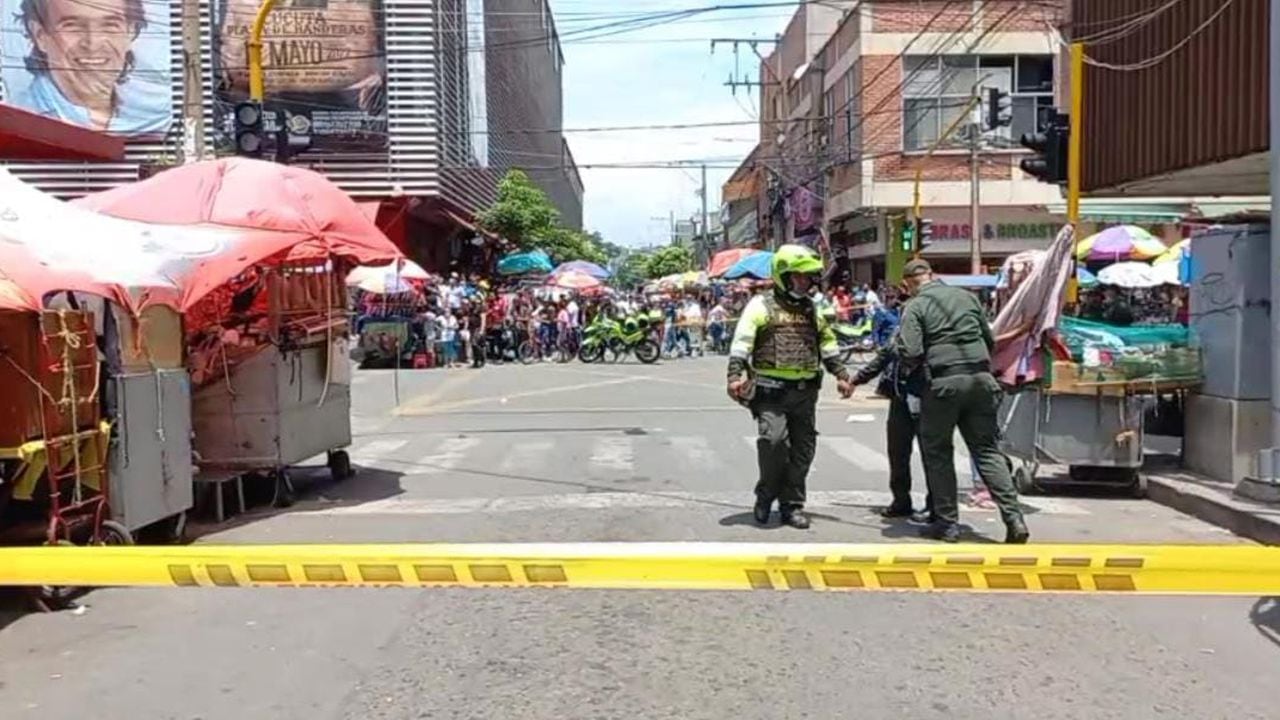 El en centro de Cúcuta fue asesinado un vendedor informal.