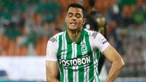 Moreno se lesionó luego de marcar el sábado pasado el empate ante Junior en el Metropolitano de Barranquilla