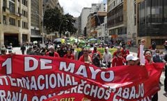 Bogotá marchas 1 de mayo 2022