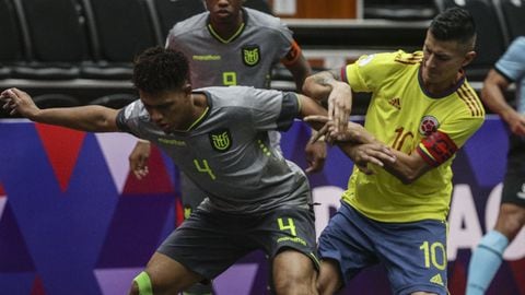 Angellott Caro luce la cinta de capitán en esta edición de la Copa América de Futsal