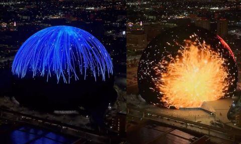 La esfera es la atracción más grande de Las Vegas