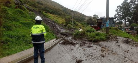 Durante el fin de semana en Bogotá producto de las fuertes lluvias se presentaron 8 fenómenos de remoción en masa.