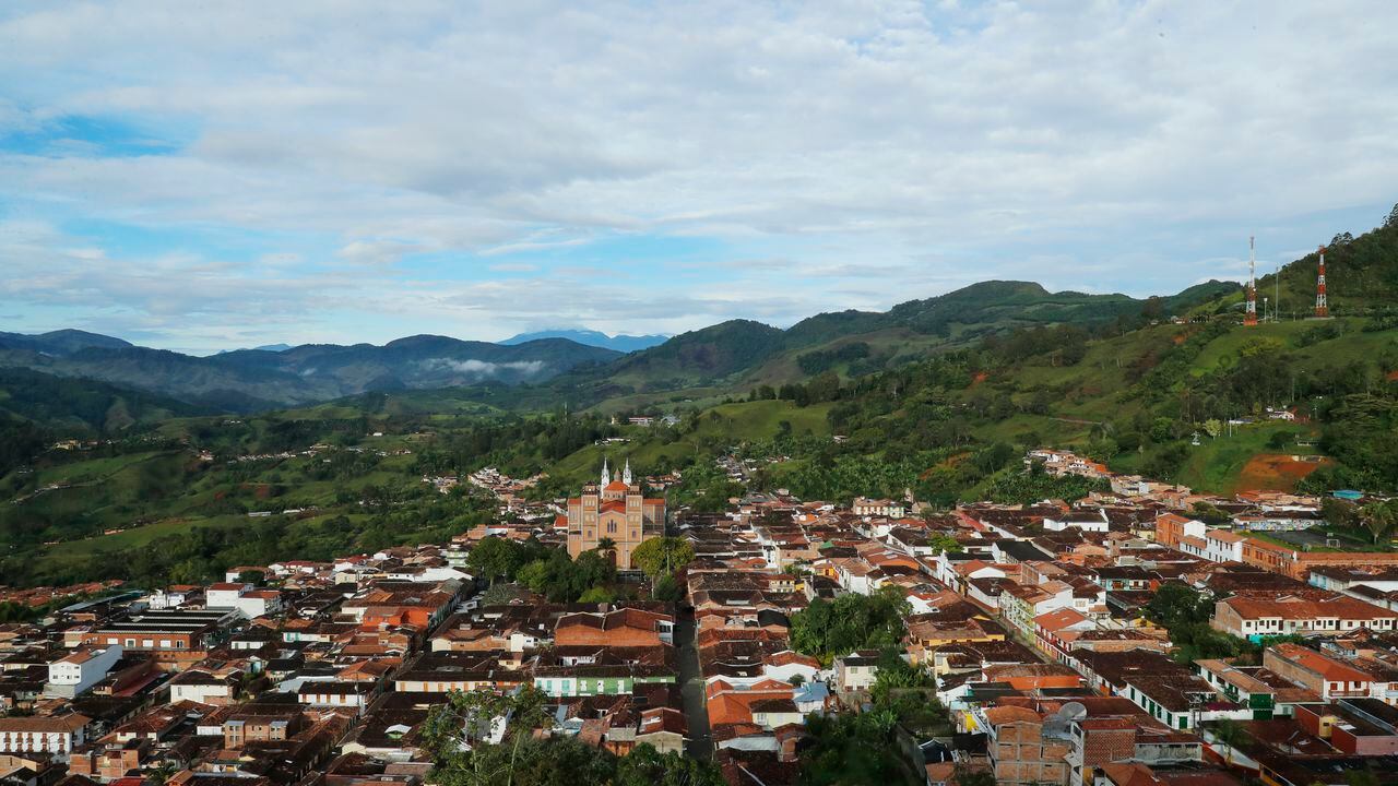 Jericó Antioquia, paisajes, calles, panoramicas Julio 06 de 2020. Foto: Guillermo Torres