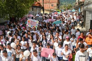 Marcha por la Paz en El Tarra, Norte de Santander