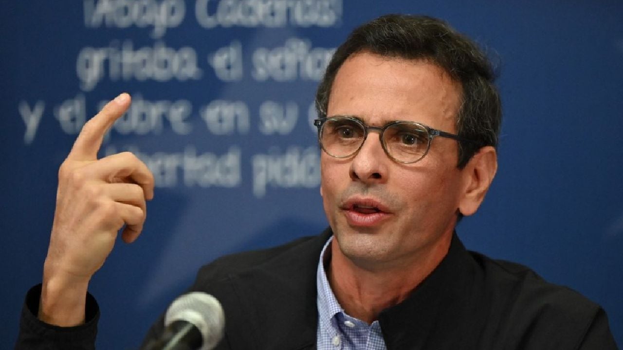 Henrique Capriles, excandidato presidencial venezolano.