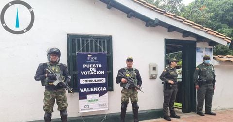 Autoridades en Norte de Santander brindan seguridad en los puestos consulares instalados en zona de frontera