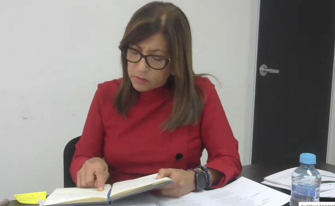 Martha Lucía Zamora, exdirectora de la Agencia Nacional de Defensa Jurídica del Estado, en su declaración ante la Procuraduría.