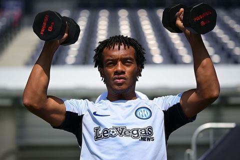 OSAKA, JAPAN - JULY 25: Juan Cuadrado of FC Internazionale in action during the FC Internazionale training session at Yodoko Sakura Stadium on July 25, 2023 in Osaka, Japan. (Photo by Mattia Ozbot - Inter/Inter via Getty Images)